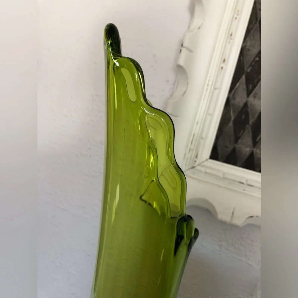 Incroyable et RARE et immense Swung vase 6 pétales - Picture 7 of 9